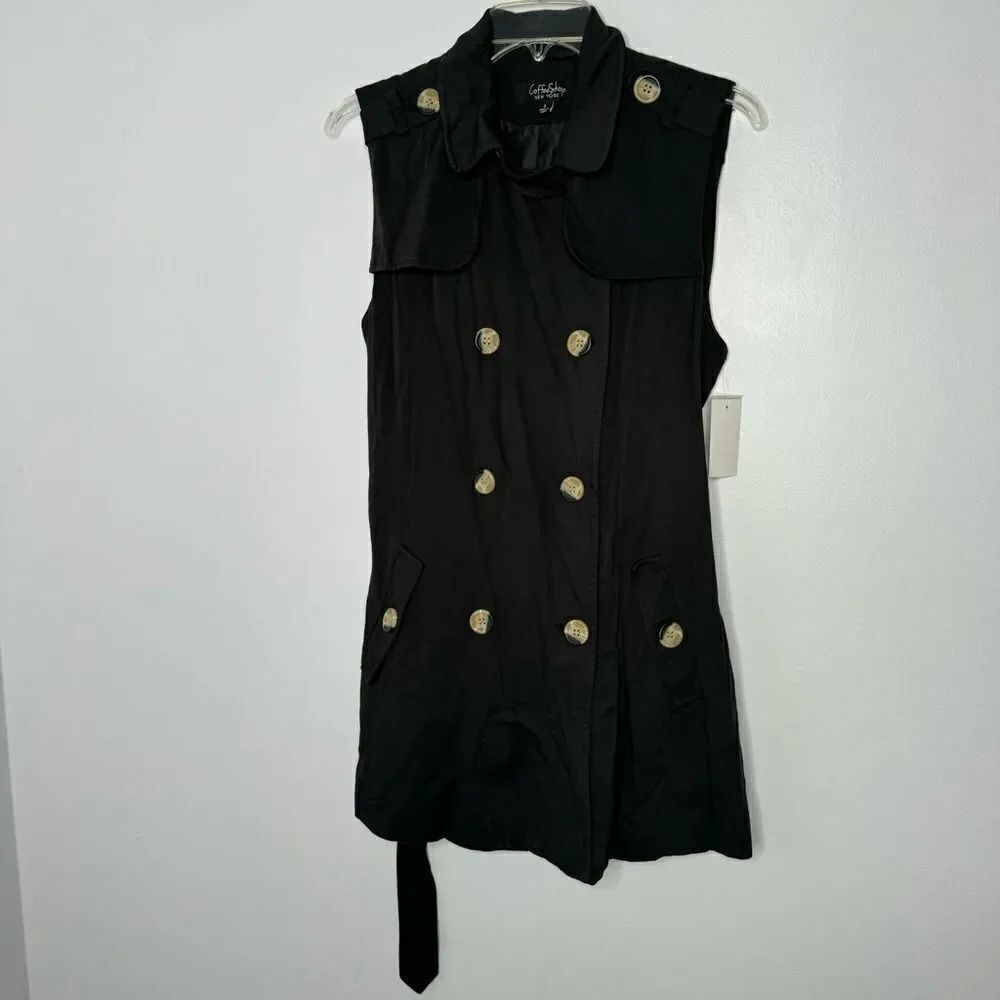 CoffeeShop double breasted coat size small